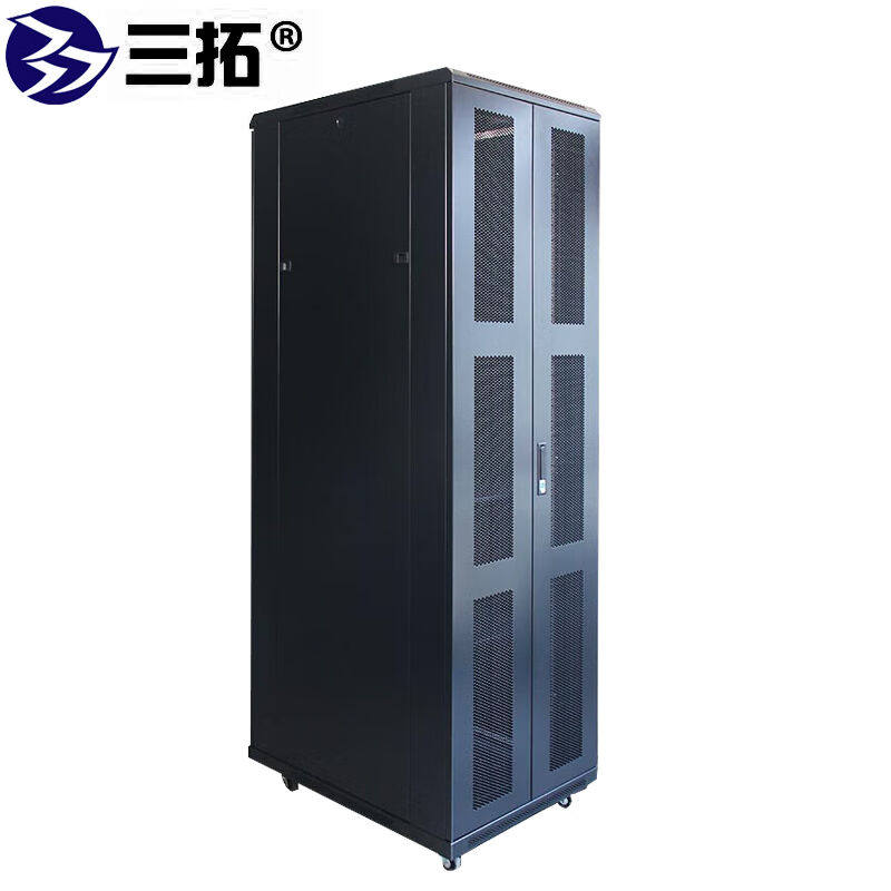三拓机柜42u网络机柜2米服务器机柜宽800深800加厚钢板后门双开多