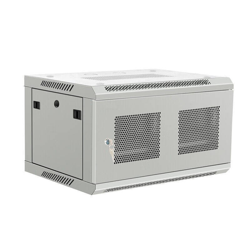 欧杜小型网络机柜功放路由器交换W6506白色网孔门宽600深450高350