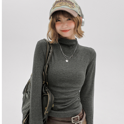 长袖美式简约薄复古棉女薄利多销