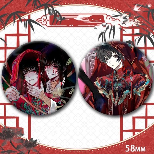 头七怪谈车男主高颜值周边吧唧58MM马口铁收藏谷子礼物装饰摆件