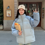 新款！2024年冬季新款拼接90绒羽绒服123A-6717-P285K428，女装羽绒服，浙宝123A