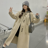 新款现货！秋冬新款系带中长款双面呢 123Ａ-9058-P275-K418，女装毛呢外套，浙宝123A