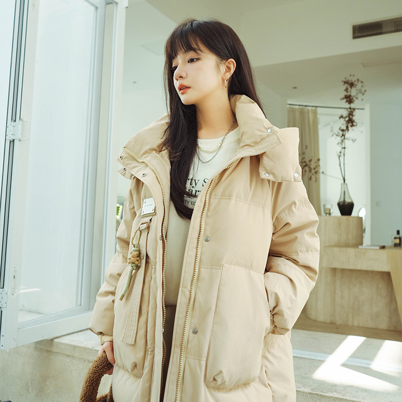 新款！22年新款肌理感面料羽绒服123A-6673-P205-K298，女装棉衣/棉服，浙宝123A