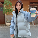 新款！2024年冬季新款拼接90绒羽绒服123A-6717-P285K428，女装羽绒服，浙宝123A