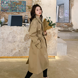 （现货！）2023年春季新款经典英伦中长款风衣外套P145_K198_8001，女装风衣，浙宝123A