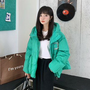 新款！22年新款压褶面料 羽绒服 123A-6671-P235-K358图片