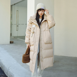 新款22年新款长款过膝衣羽绒服 123A-6673-P205-K298图片