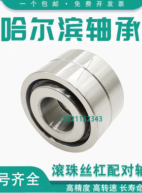 哈尔滨角接触滚珠丝杠配对轴承BS 4090 45100 50100 60120 TN P4