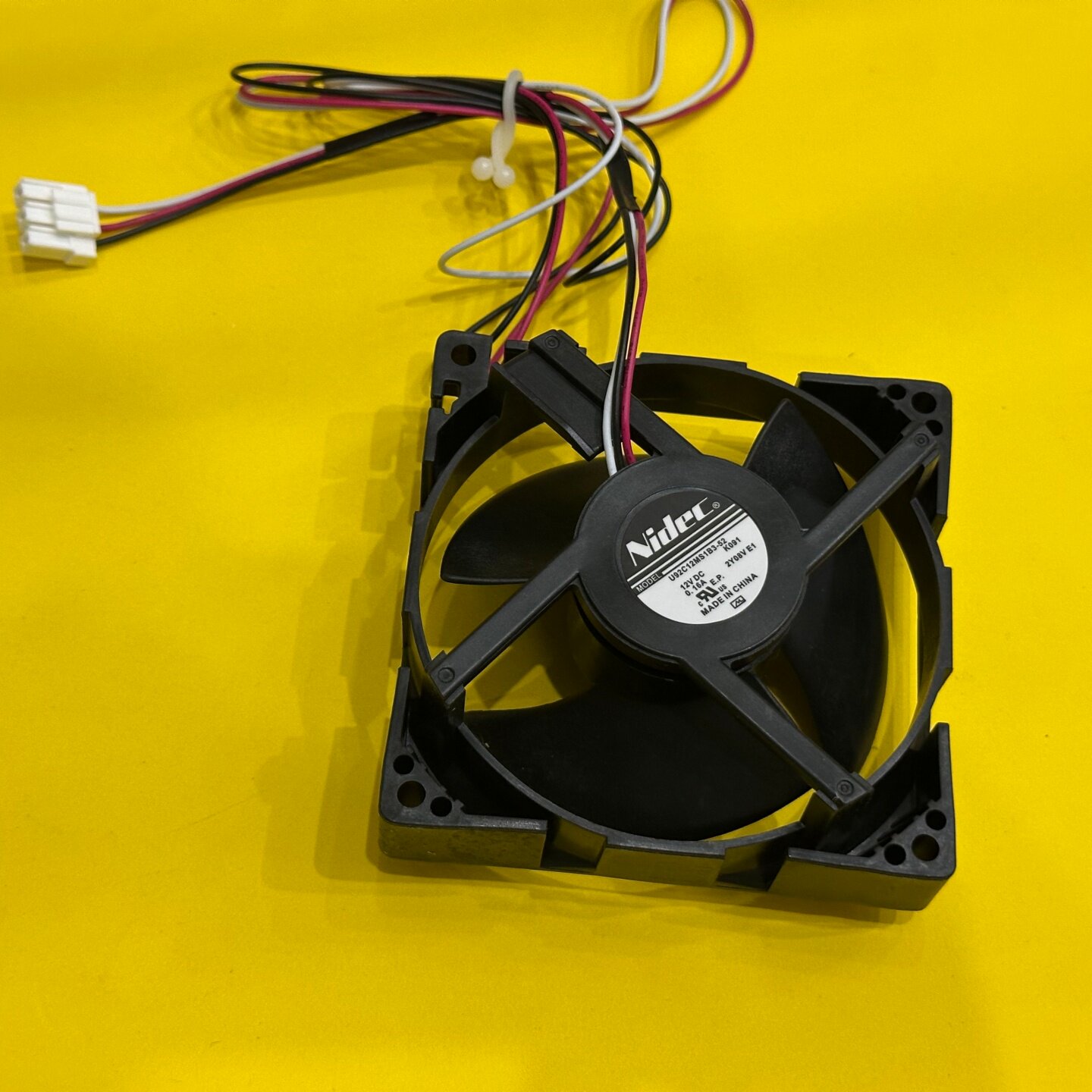 冰箱配件U92C12MS1B3-52 12V0.16冰箱风机风扇9.2CM