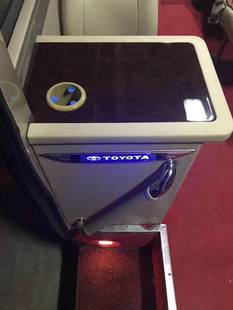 适配丰田柯斯达考斯特秘书桌 江铃金旅宇通改装中巴客车办公桌