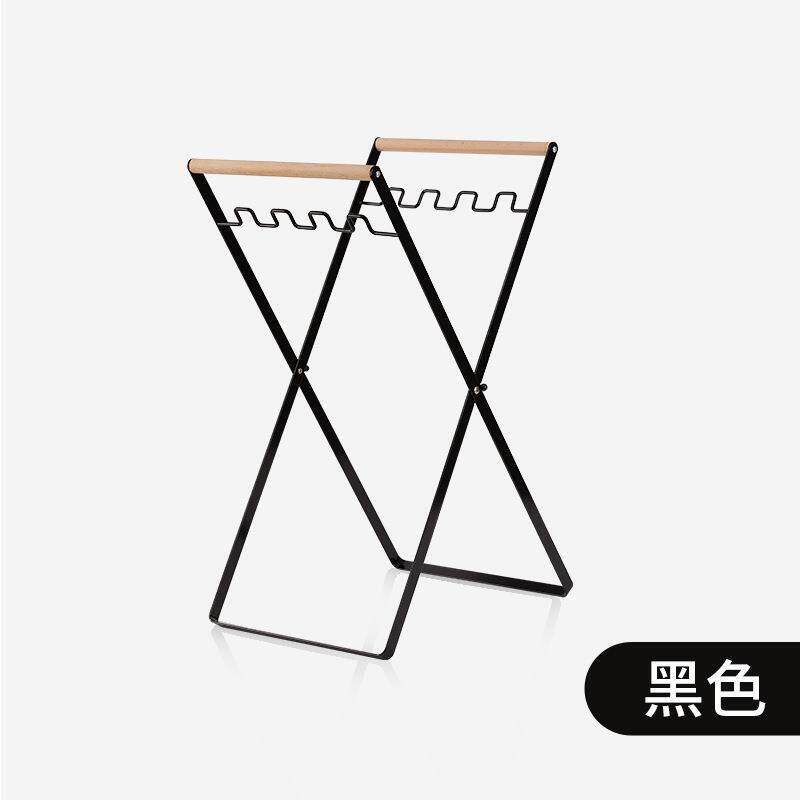 大号垃圾袋架子加厚支架折叠支撑架户外露营家用厨房金属垃圾桶架