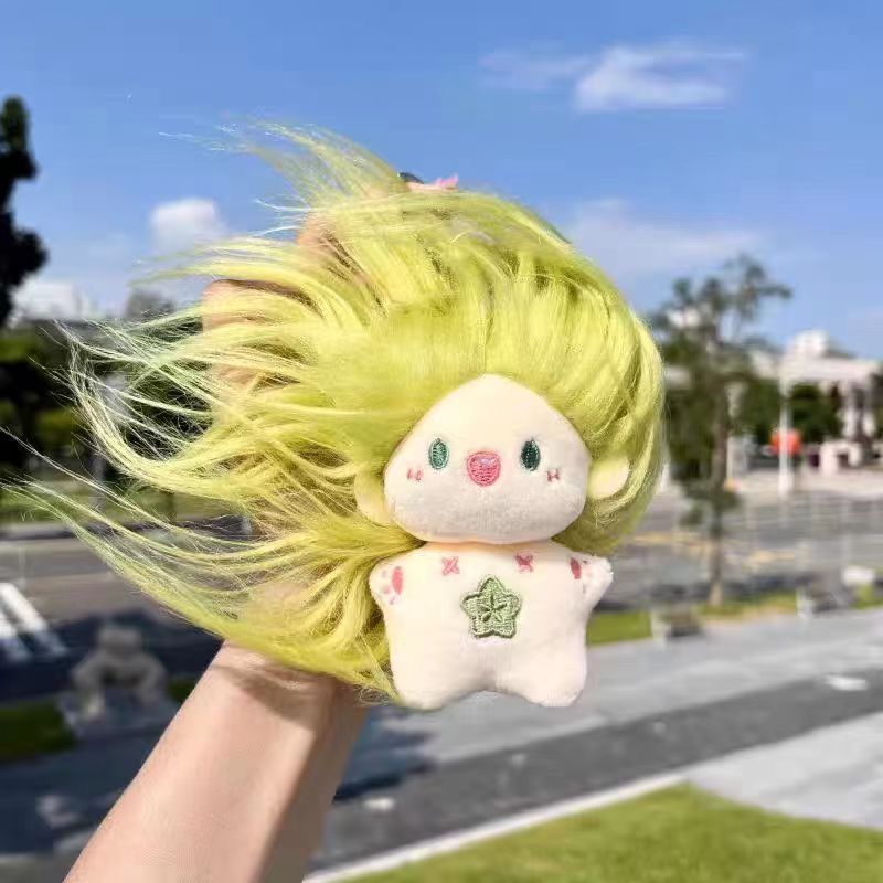 可爱缺牙巴水果系列棉花娃娃毛绒公仔丑萌玩偶可扎头发钥匙扣挂件