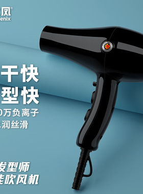 火之凤吹风机理发店专用电吹风筒负离子2400W大功率发廊大风力速