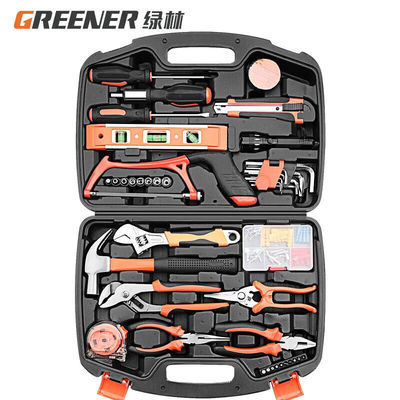 绿林（GREENER）家用工具箱套装五金工具多功能电工木工电讯维修