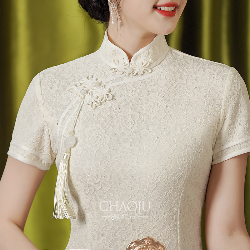 女小个子白色领证登记订婚大码改良年轻款少女新式2025