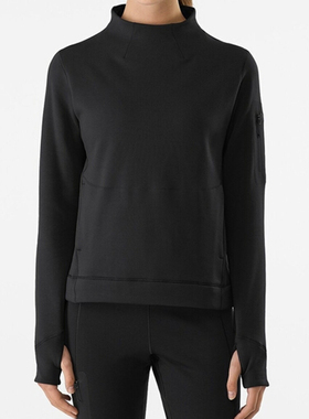 始祖鸟抓绒高领长袖套头卫衣冬保暖内衣女Arcteryx Rho AR 29314