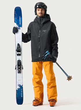 现货始祖鸟专业滑雪服Sabre Jacket单双板防水保暖冲锋衣男女7466