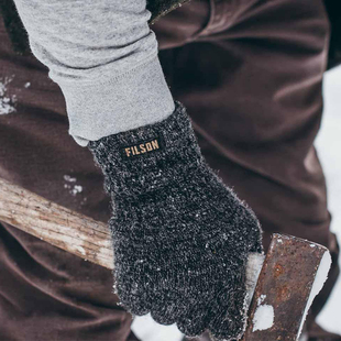现货美产Filson羊毛针织手套男女防寒保暖透气全指户外20020939