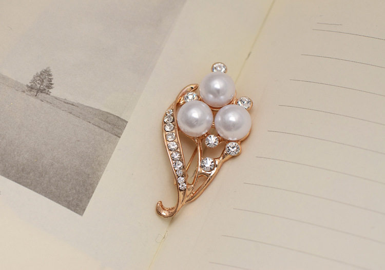 Broche femme en Zircon diamant - Ref 1176083 Image 3