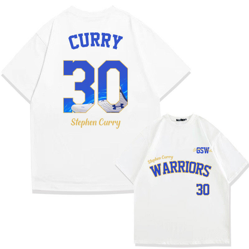夏季新款CURRY库里30号球衣短袖T恤男运动宽松潮牌学生青少年半袖