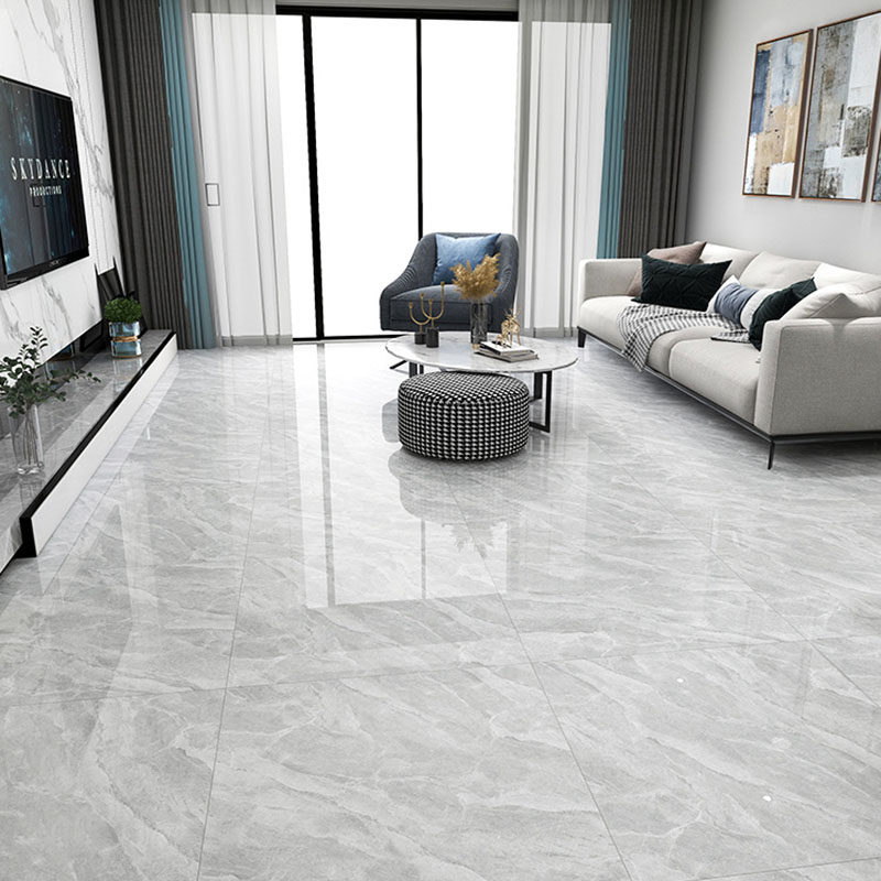 瓷砖地砖800x800客厅防滑简约现代灰色卧室大厅通体大理石地板砖