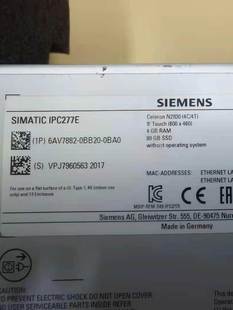 西门子IPC277E系统屏6AV7882 原装 0BA0 0BB20 现货议价
