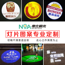 Customized high-definition full-color logo projection lamp, indoor and outdoor ground text pattern projection lamp, customized