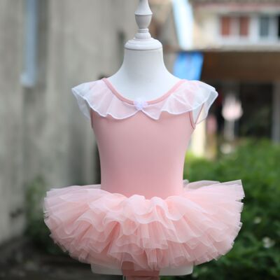 儿童舞蹈服女童练功服中国舞芭蕾舞裙蓬蓬纱裙演出服公主裙形体服
