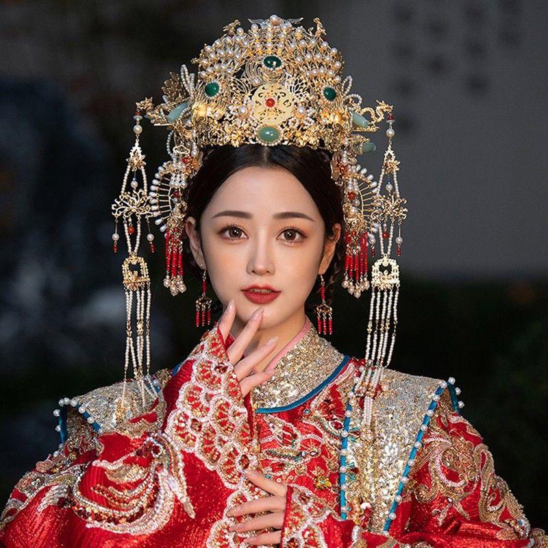 结婚明制凤冠秀禾头饰202