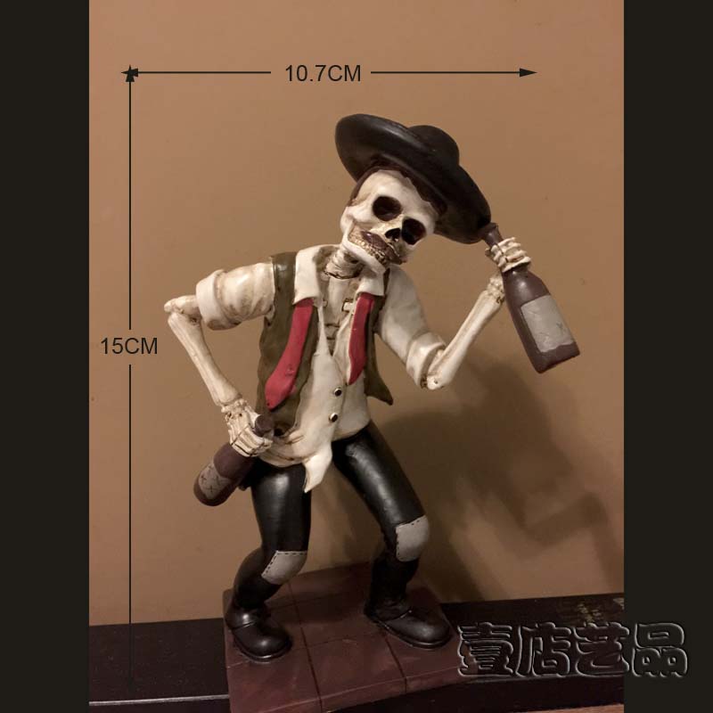 包邮新款醉鬼男骷髅头系