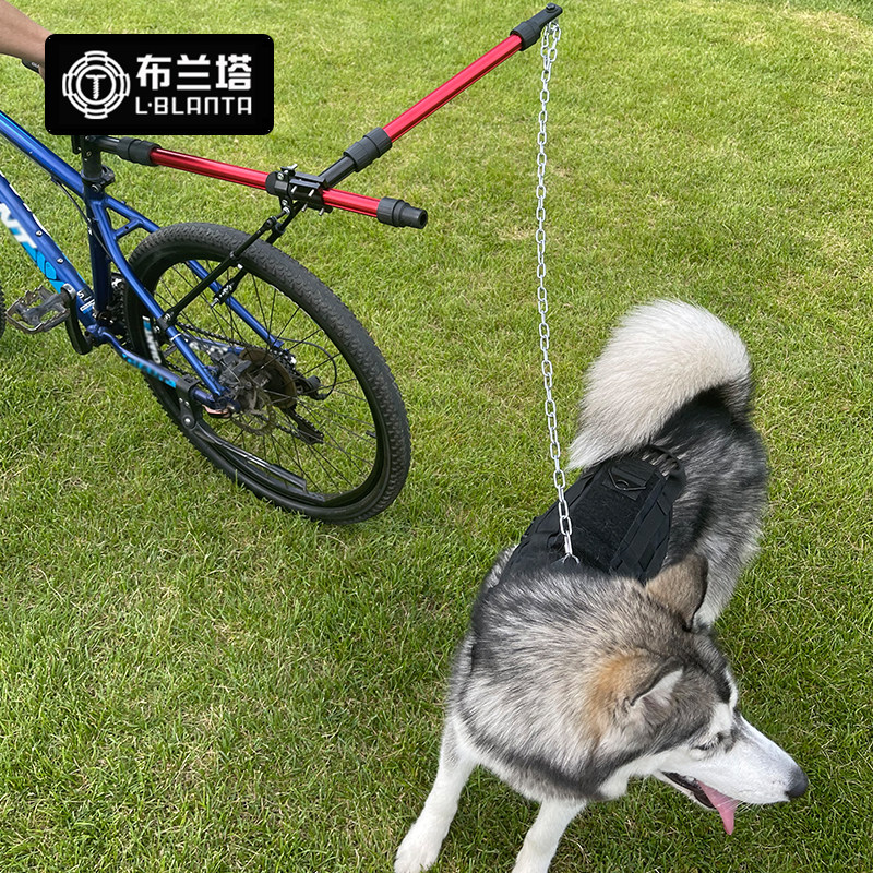 自行车遛狗神器支架牵引