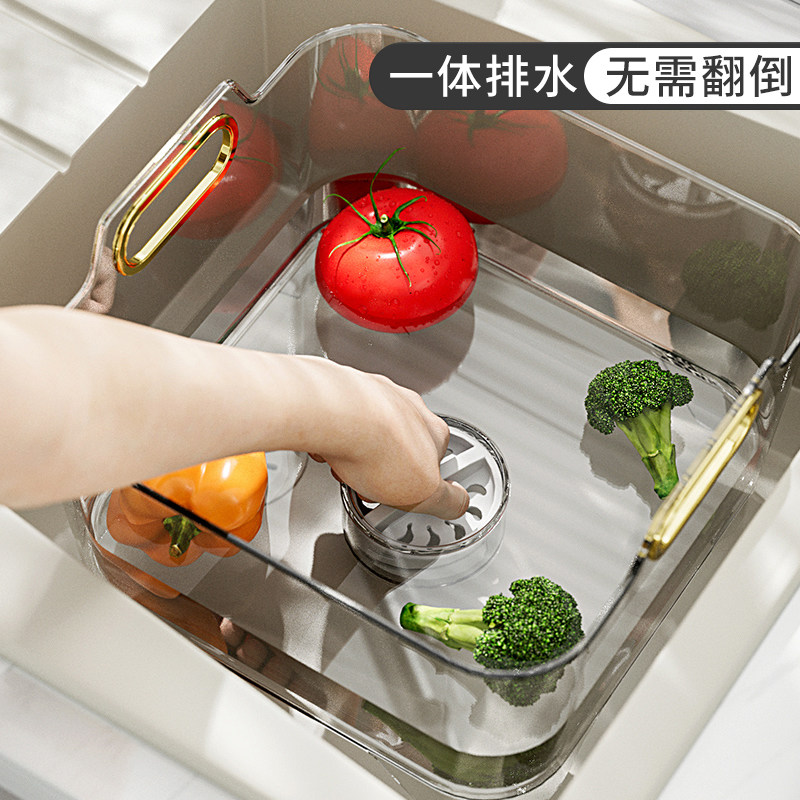 洗菜篮厨房漏盆淘菜神器
