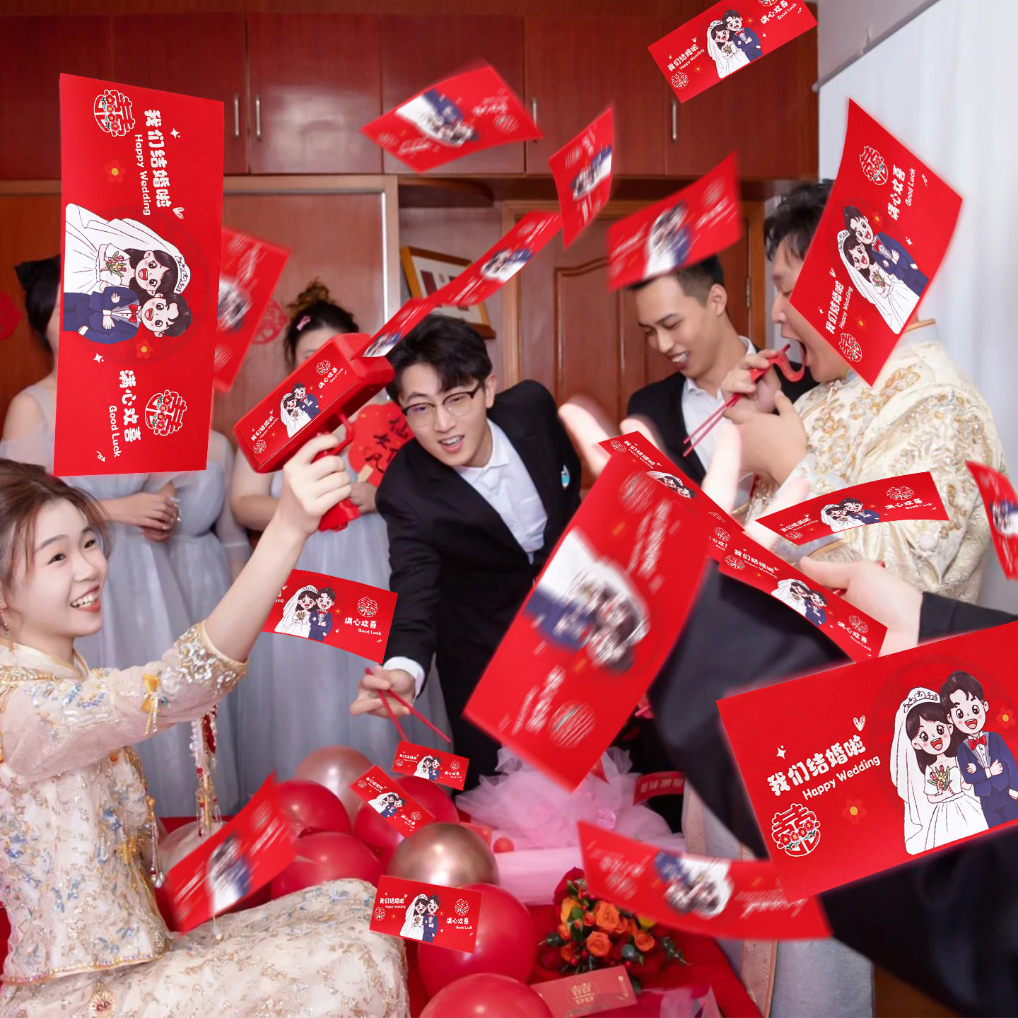 吾家婚品结婚游戏钞票接亲筷子夹钞票新郎喷钱枪喷钞机堵门道具1,节庆用品/礼品,堵门/游戏道具,淘宝优惠券,粉丝福利购,淘宝优惠卷