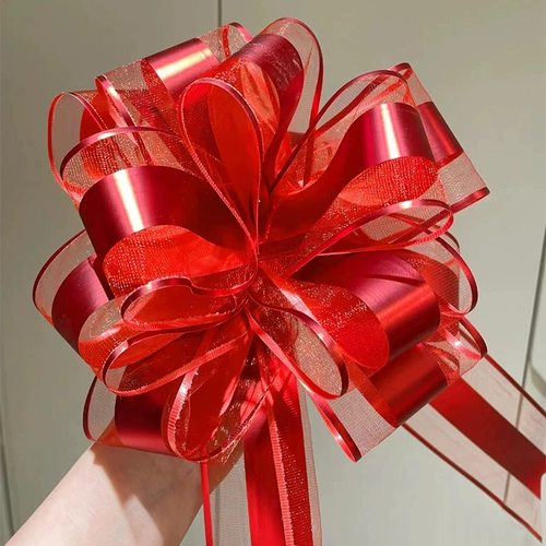 Моя свадьба свадьба, команда свадебной машины украшает свадьбу, свадьбу, лоскутное одеяло Большой красный лук сжигает цветы