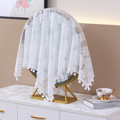 伊伽美梳妆台镜子盖布遮挡帘防尘