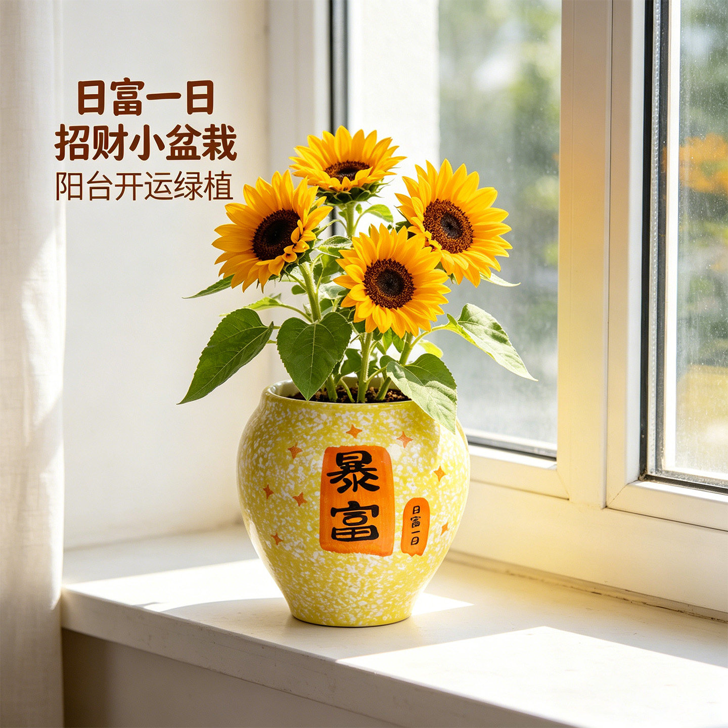 暮语陶瓷中国风手绘花盆