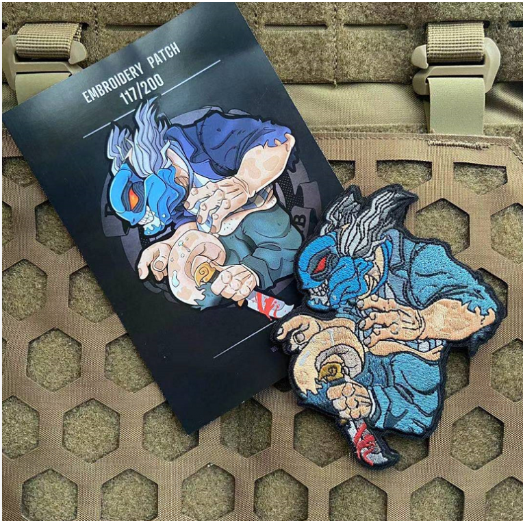 正品现货全球限量邪恶小丑魔术贴