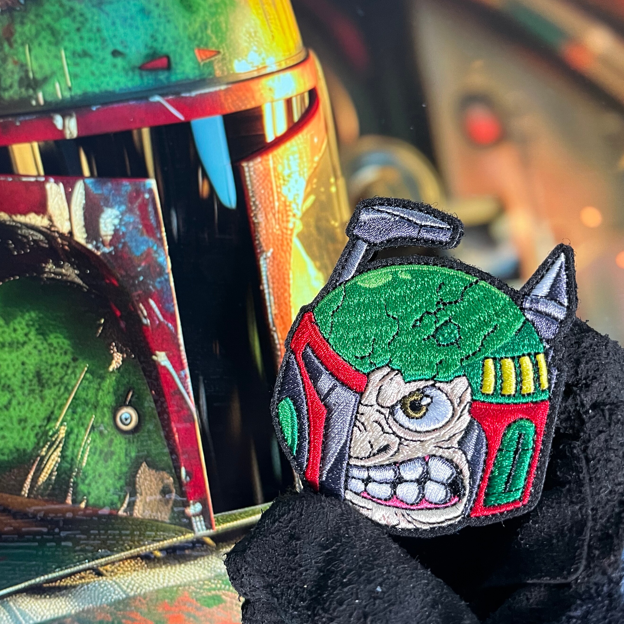 《波巴·费特》怪物球系列德国PATCHLAB进口刺绣魔术贴士气章