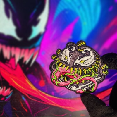 《毒液》怪物球系列德国PATCHLAB进口刺绣魔术贴士气章