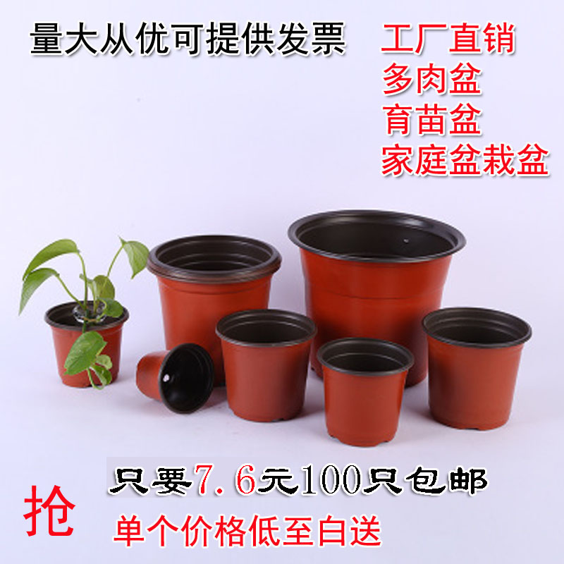 双色软体一次性厂家直销从优花盆