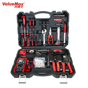 电子电讯家用机电组套工具多功能电工工具 新款 ValueMax工具箱套装