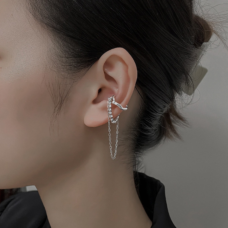 s925纯银耳夹女无耳洞冷淡风高级感耳环夏秋轻奢小众耳钉气质耳饰,饰品/流行首饰/时尚饰品新,耳夹,淘宝优惠券,粉丝福利购,淘宝优惠卷