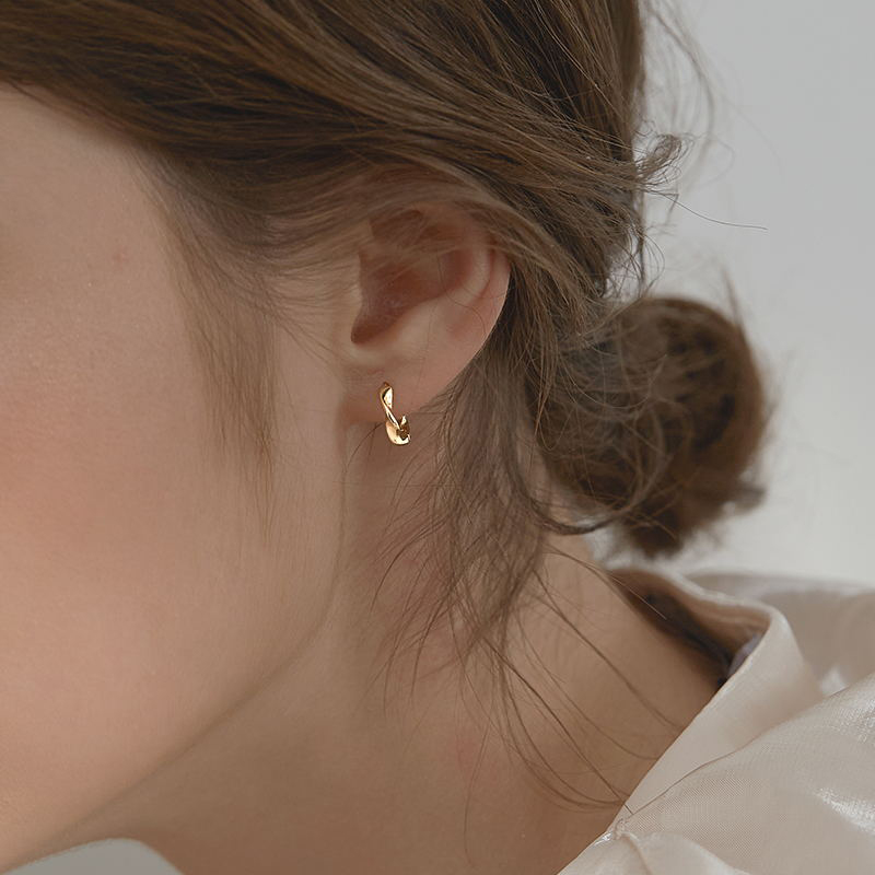 莫比乌斯女简约韩国气质网红耳环