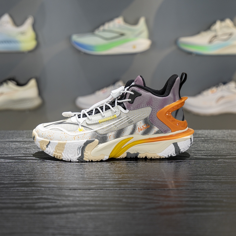 李宁儿童篮球鞋男大童2025秋冬新款怒放专业比赛运动鞋YKBV132