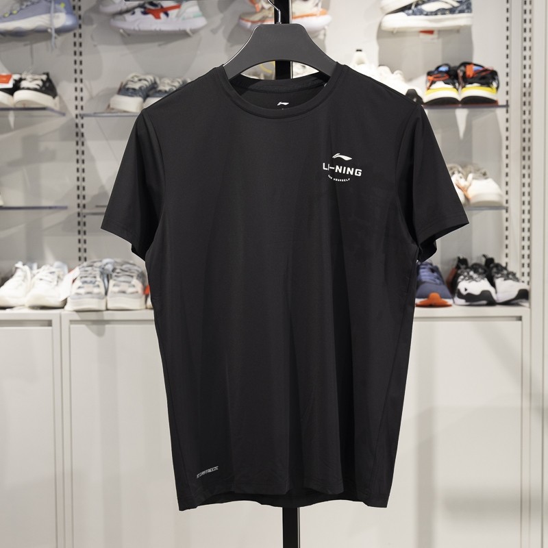 李宁短袖男子冰感舒适短袖T恤