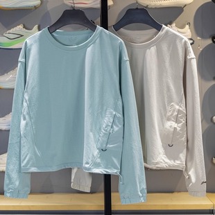 速干秋装 T恤女子2025秋季 无帽套头卫衣ATLV282 李宁CF溯长袖 正品