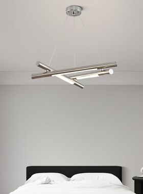 意式轻奢客厅吊灯极简工业风