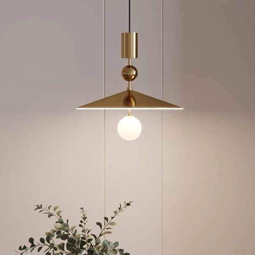 后现代风餐厅轻奢三头吧台吊灯