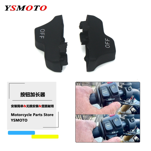 适用于宝马 K1600B/GT/GTL/GA R1200R/RS 转向灯开关按钮加宽
