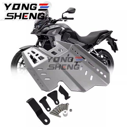 适合本田NX400 NX500 新款发动机护板 改装摩托车底盘保护板